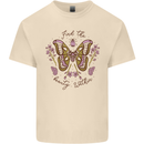 Beauty Within Butterfly Butterflies Mens Cotton T-Shirt Tee Top Natural
