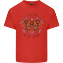 Beauty Within Butterfly Butterflies Mens Cotton T-Shirt Tee Top Red