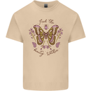 Beauty Within Butterfly Butterflies Mens Cotton T-Shirt Tee Top Sand