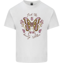 Beauty Within Butterfly Butterflies Mens Cotton T-Shirt Tee Top White