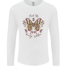 Beauty Within Butterfly Butterflies Mens Long Sleeve T-Shirt White