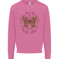 Beauty Within Butterfly Butterflies Mens Sweatshirt Jumper Azalea