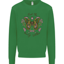 Beauty Within Butterfly Butterflies Mens Sweatshirt Jumper Irish Green