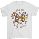 Beauty Within Butterfly Butterflies Mens T-Shirt 100% Cotton White
