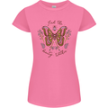 Beauty Within Butterfly Butterflies Womens Petite Cut T-Shirt Azalea