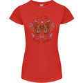 Beauty Within Butterfly Butterflies Womens Petite Cut T-Shirt Red