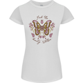 Beauty Within Butterfly Butterflies Womens Petite Cut T-Shirt White