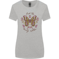 Beauty Within Butterfly Butterflies Womens Wider Cut T-Shirt Sports Grey