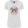 Beauty Within Butterfly Butterflies Womens Wider Cut T-Shirt White