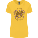 Beauty Within Butterfly Butterflies Womens Wider Cut T-Shirt Yellow