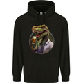 BeerRex Funny Beer T-Rex Dinosaur Alcohol Mens 80% Cotton Hoodie Black