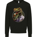 BeerRex Funny Beer T-Rex Dinosaur Alcohol Mens Sweatshirt Jumper Black