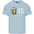 Beer O'Clock Funny Alcohol Kids T-Shirt Childrens Light Blue