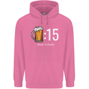 Beer O'Clock Funny Alcohol Mens 80% Cotton Hoodie Azelea