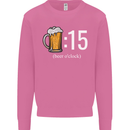Beer O'Clock Funny Alcohol Mens Sweatshirt Jumper Azalea