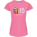 Beer O'Clock Funny Alcohol Womens Petite Cut T-Shirt Azalea