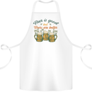 Beers are Better Funny St Patricks Day Alcohol Cotton Apron 100% Organic White