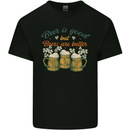 Beers are Better Funny St Patricks Day Alcohol Mens Cotton T-Shirt Tee Top Black