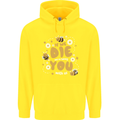 Bees If We Die You Die Childrens Kids Hoodie Yellow