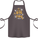 Bees If We Die You Die Cotton Apron 100% Organic Dark Grey