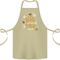 Bees If We Die You Die Cotton Apron 100% Organic Khaki
