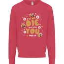 Bees If We Die You Die Kids Sweatshirt Jumper Heliconia