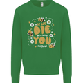 Bees If We Die You Die Kids Sweatshirt Jumper Irish Green