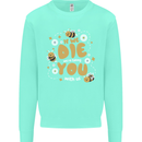 Bees If We Die You Die Kids Sweatshirt Jumper Peppermint