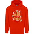 Bees If We Die You Die Mens 80% Cotton Hoodie Bright Red