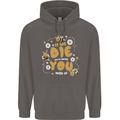 Bees If We Die You Die Mens 80% Cotton Hoodie Charcoal