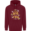 Bees If We Die You Die Mens 80% Cotton Hoodie Maroon