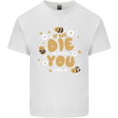 Bees If We Die You Die Mens Cotton T-Shirt Tee Top White