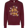 Bees If We Die You Die Mens Sweatshirt Jumper Maroon