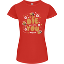 Bees If We Die You Die Womens Petite Cut T-Shirt Red