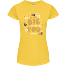 Bees If We Die You Die Womens Petite Cut T-Shirt Yellow
