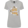 Bees If We Die You Die Womens Wider Cut T-Shirt Sports Grey
