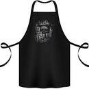 Behind the Wall Gothic Goth Halloween Cotton Apron 100% Organic Black