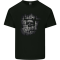 Behind the Wall Gothic Goth Halloween Mens Cotton T-Shirt Tee Top Black