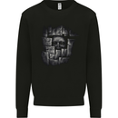 Behind the Wall Gothic Goth Halloween Mens Sweatshirt Jumper Black