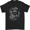 Behind the Wall Gothic Goth Halloween Mens T-Shirt 100% Cotton BLACK