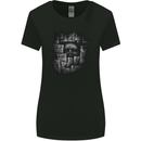 Behind the Wall Gothic Goth Halloween Womens Wider Cut T-Shirt Black