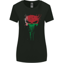 Belarus Skull Gym Training Bodybuilding Womens Wider Cut T-Shirt Black