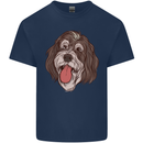 Bernedoodle Dog Kids T-Shirt Childrens Navy Blue