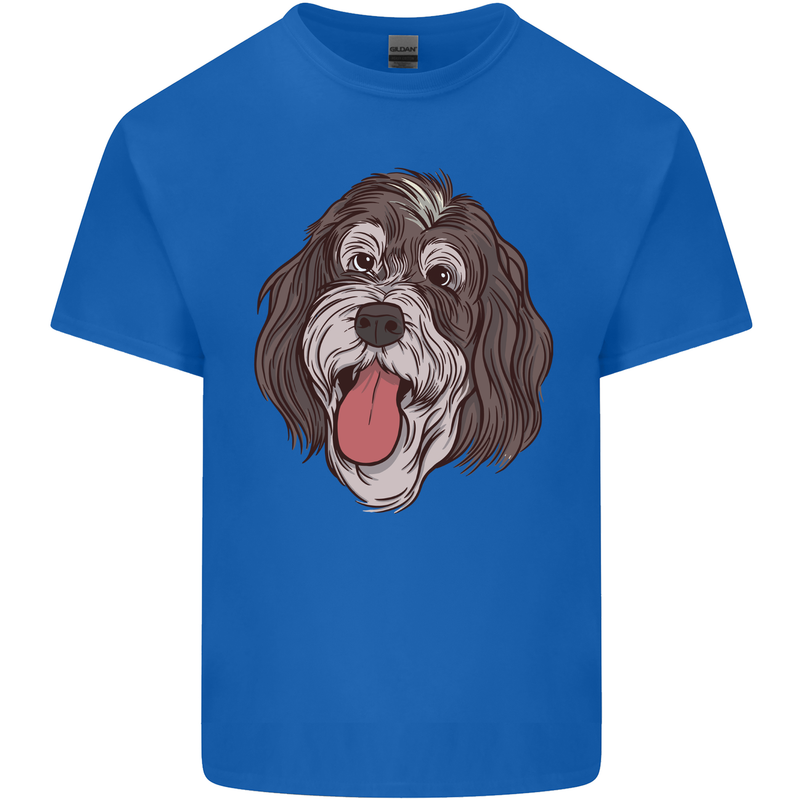 Bernedoodle Dog Kids T-Shirt Childrens Royal Blue