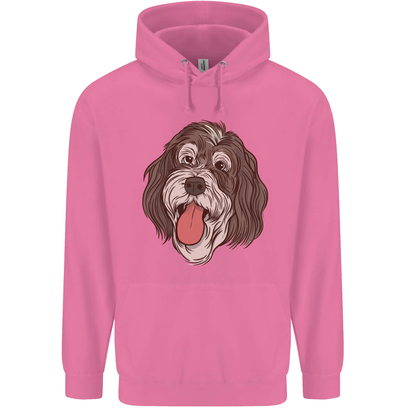 Bernedoodle Dog Mens 80% Cotton Hoodie Azelea