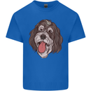 Bernedoodle Dog Mens Cotton T-Shirt Tee Top Royal Blue