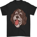Bernedoodle Dog Mens T-Shirt 100% Cotton Black