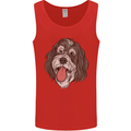 Bernedoodle Dog Mens Vest Tank Top Red
