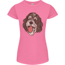 Bernedoodle Dog Womens Petite Cut T-Shirt Azalea