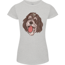 Bernedoodle Dog Womens Petite Cut T-Shirt Sports Grey